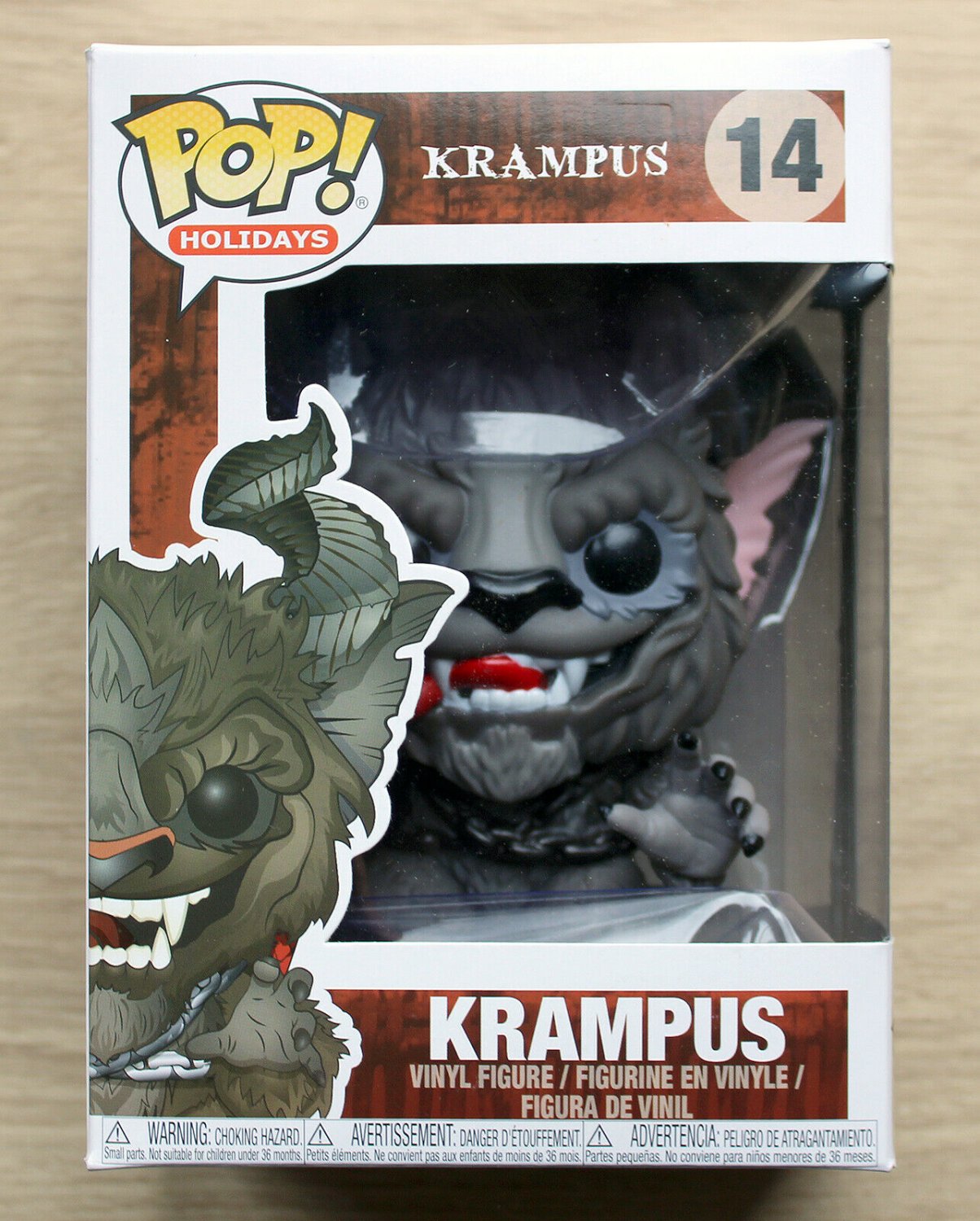 Funko Pop Krampus (Box Damage) + Free Protector