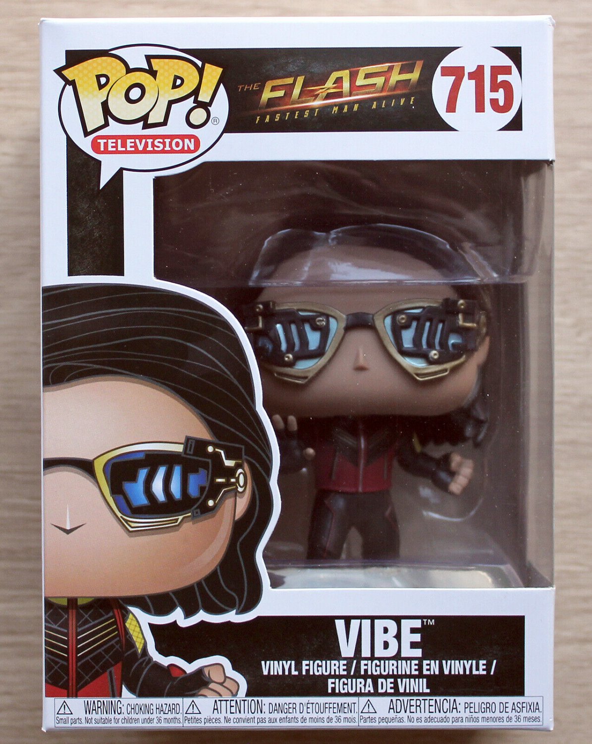 Funko Pop The Flash Vibe (Small Box Damage) + Free Protector