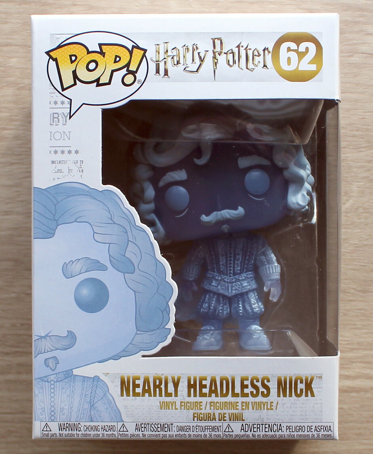 Funko Pop Harry Potter Nearly Headless Nick + Free Protector