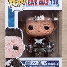 Funko Pop Marvel Capt America Civil War Crossbones Unmasked + Free Protector