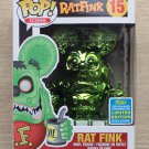 Funko Pop Icons Rat Fink Green Chrome SDCC + Free Protector