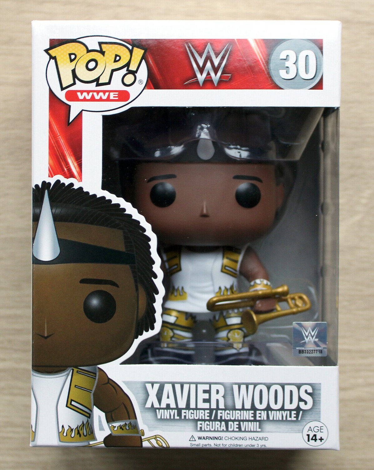 Funko Pop WWE Xavier Woods + Free Protector