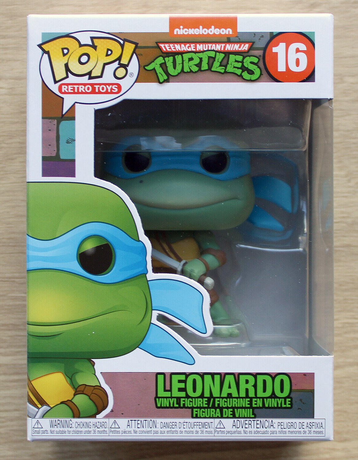 Funko Pop Retro Toys Teenage Mutant Ninja Turtles Leonardo + Free Protector