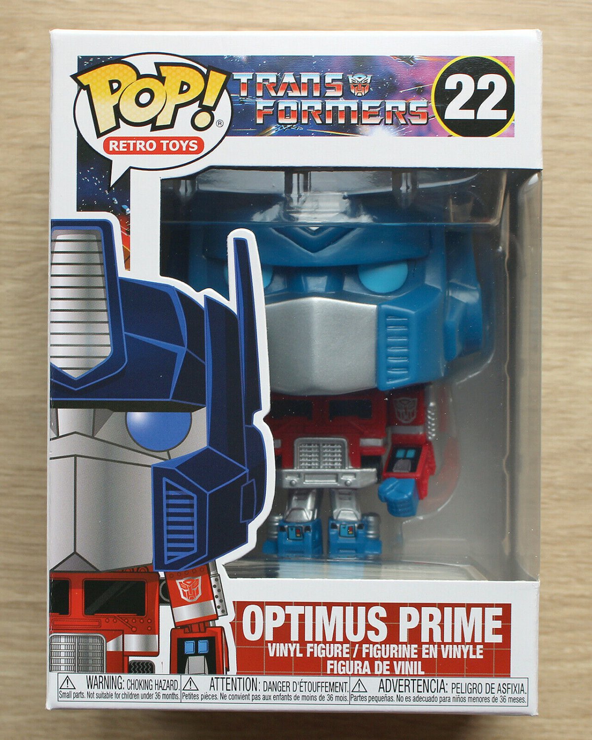 Funko Pop Retro Toys Transformers Optimus Prime + Free Protector
