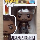 Funko Pop Marvel Black Panther Erik Killmonger Scars + Free Protector
