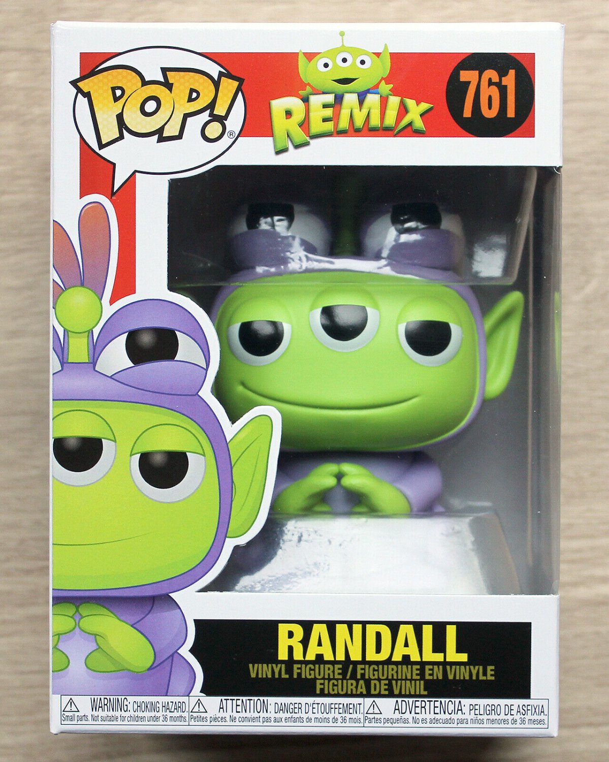 Funko Pop Disney Alien Remix Randall + Free Protector
