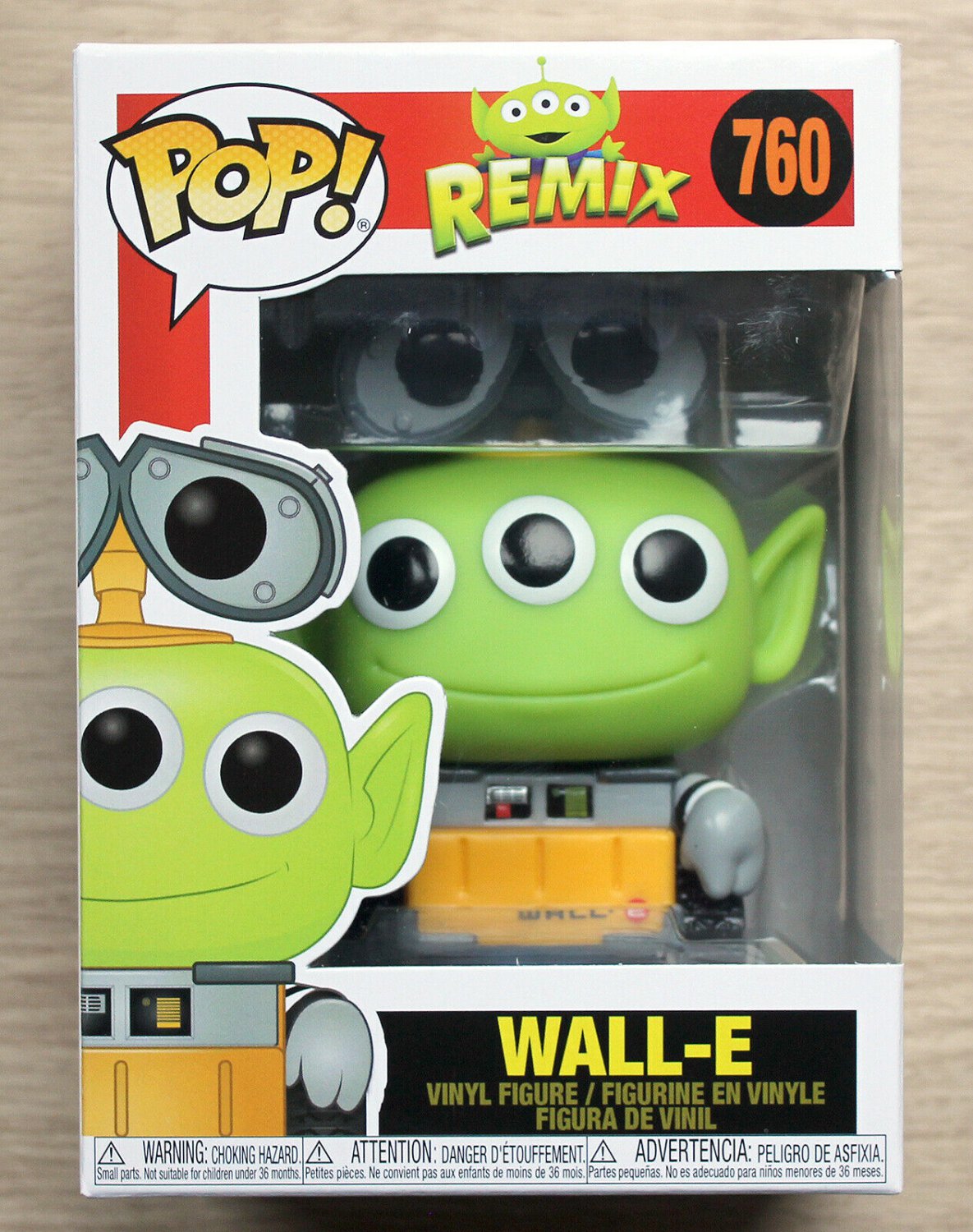 Funko Pop Disney Alien Remix Wall-E + Free Protector