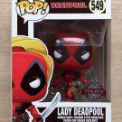 Funko Pop Marvel Deadpool Lady Deadpool + Free Protector