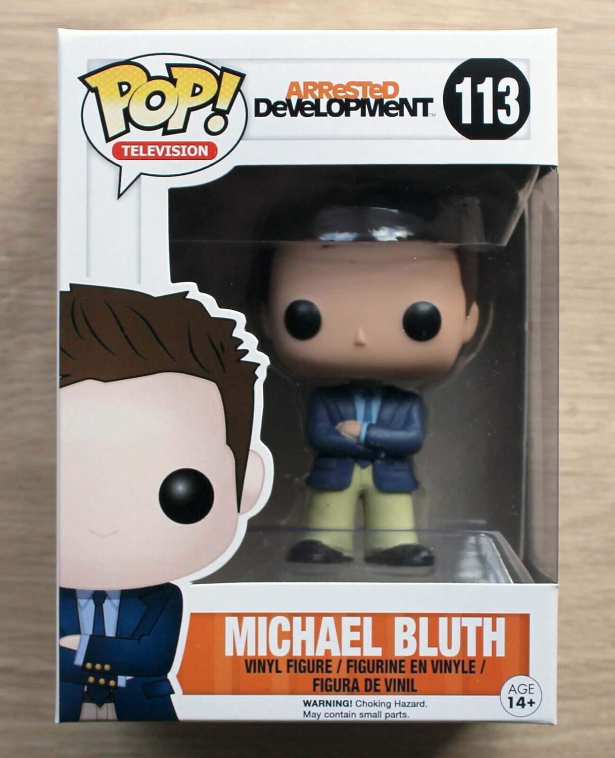 Funko Pop Arrested Development Michael Bluth + Free Protector