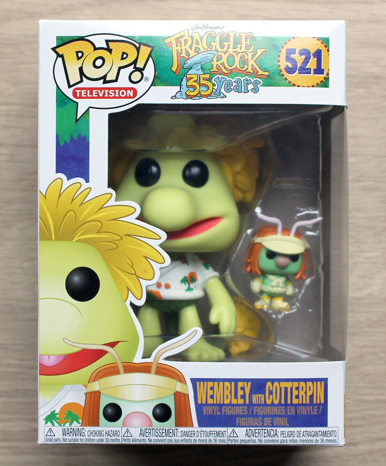 Funko Pop Fraggle Rock Wembley With Cotterpin + Free Protector