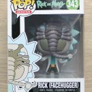 Funko Pop Rick And Morty Rick Facehugger + Free Protector