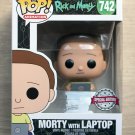 Funko Pop Rick And Morty - Morty With Laptop + Free Protector