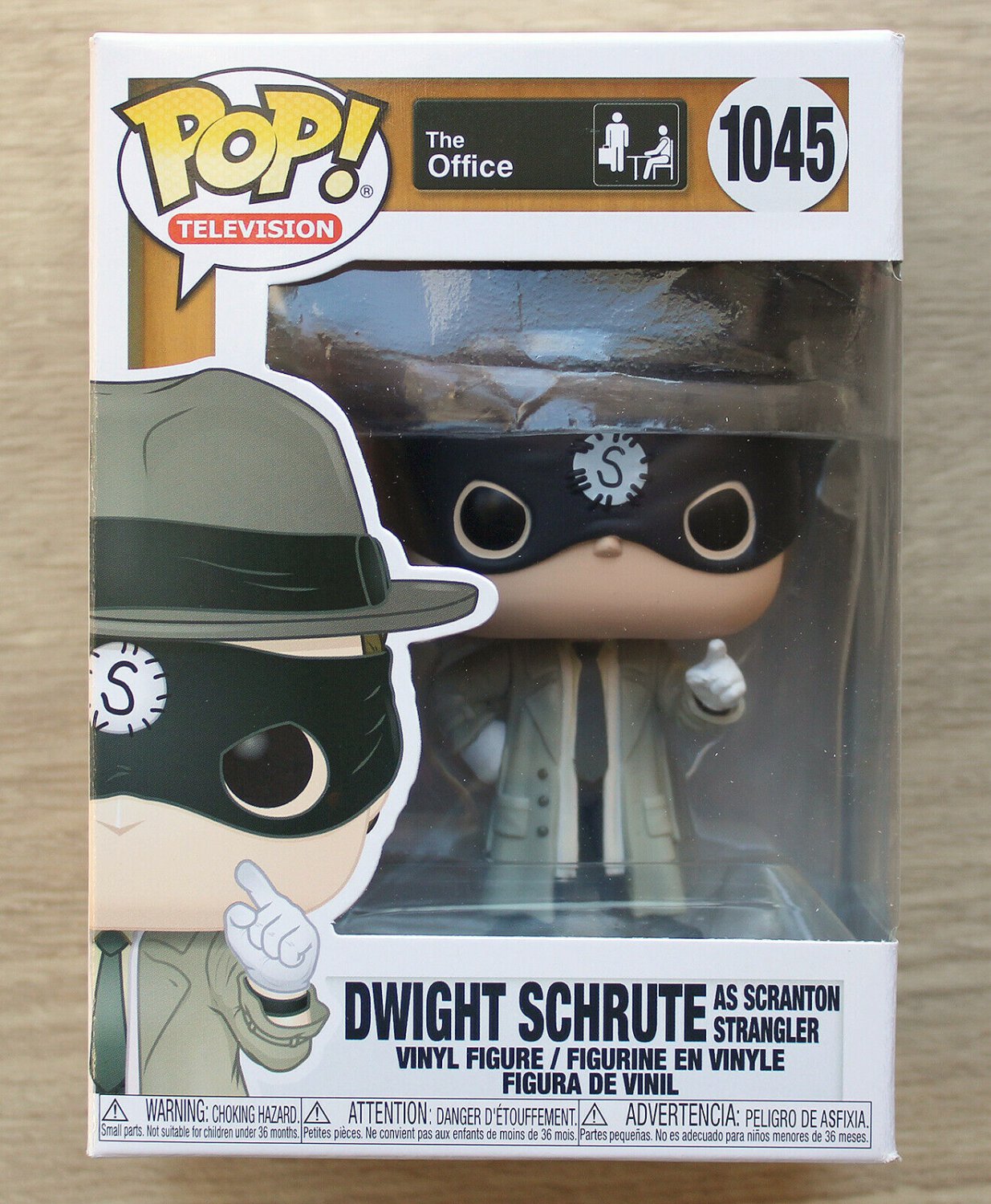 Funko Pop The Office Dwight Schrute As Scranton Strangler + Free Protector