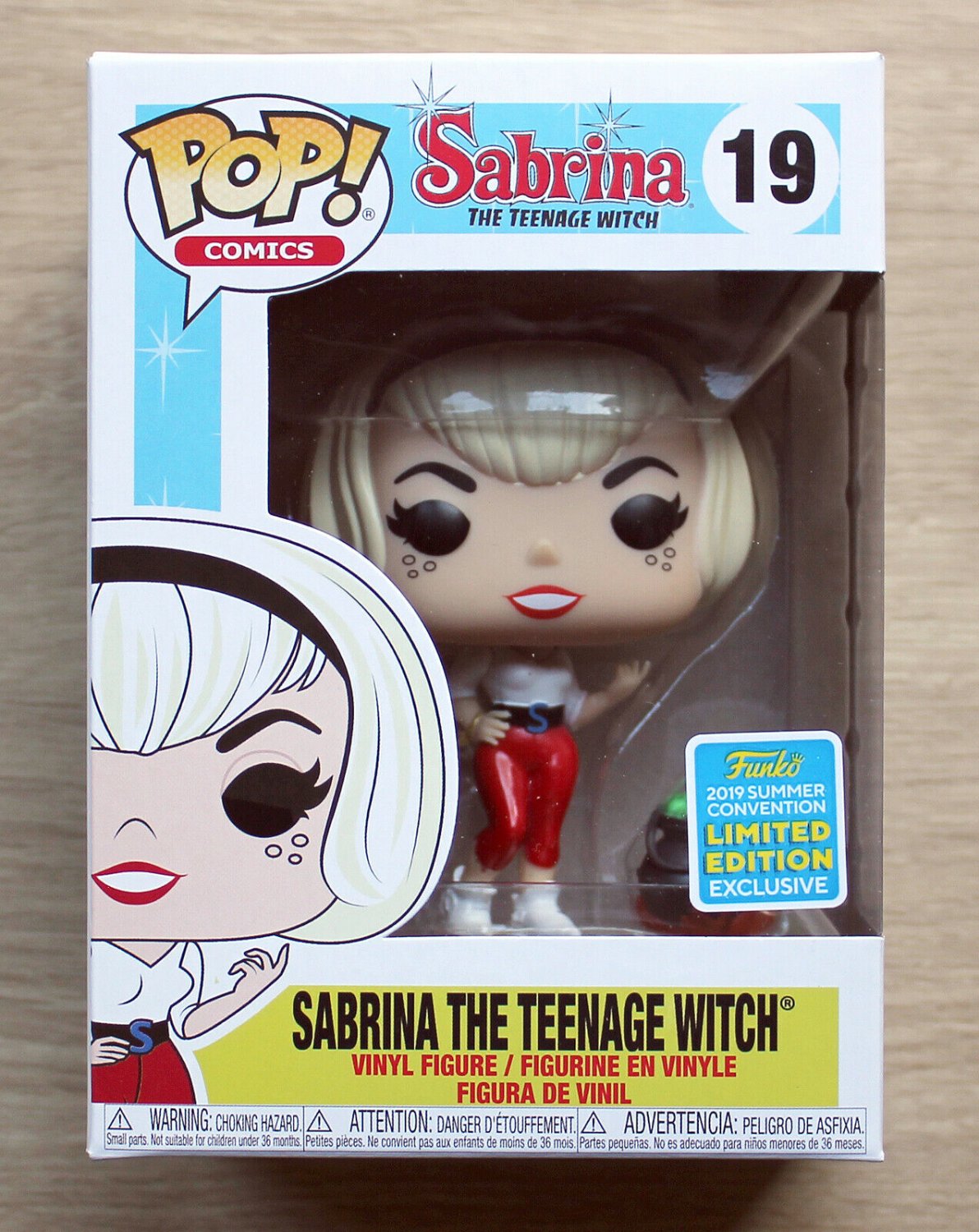 Funko Pop Comics Sabrina The Teenage Witch SDCC + Free Protector