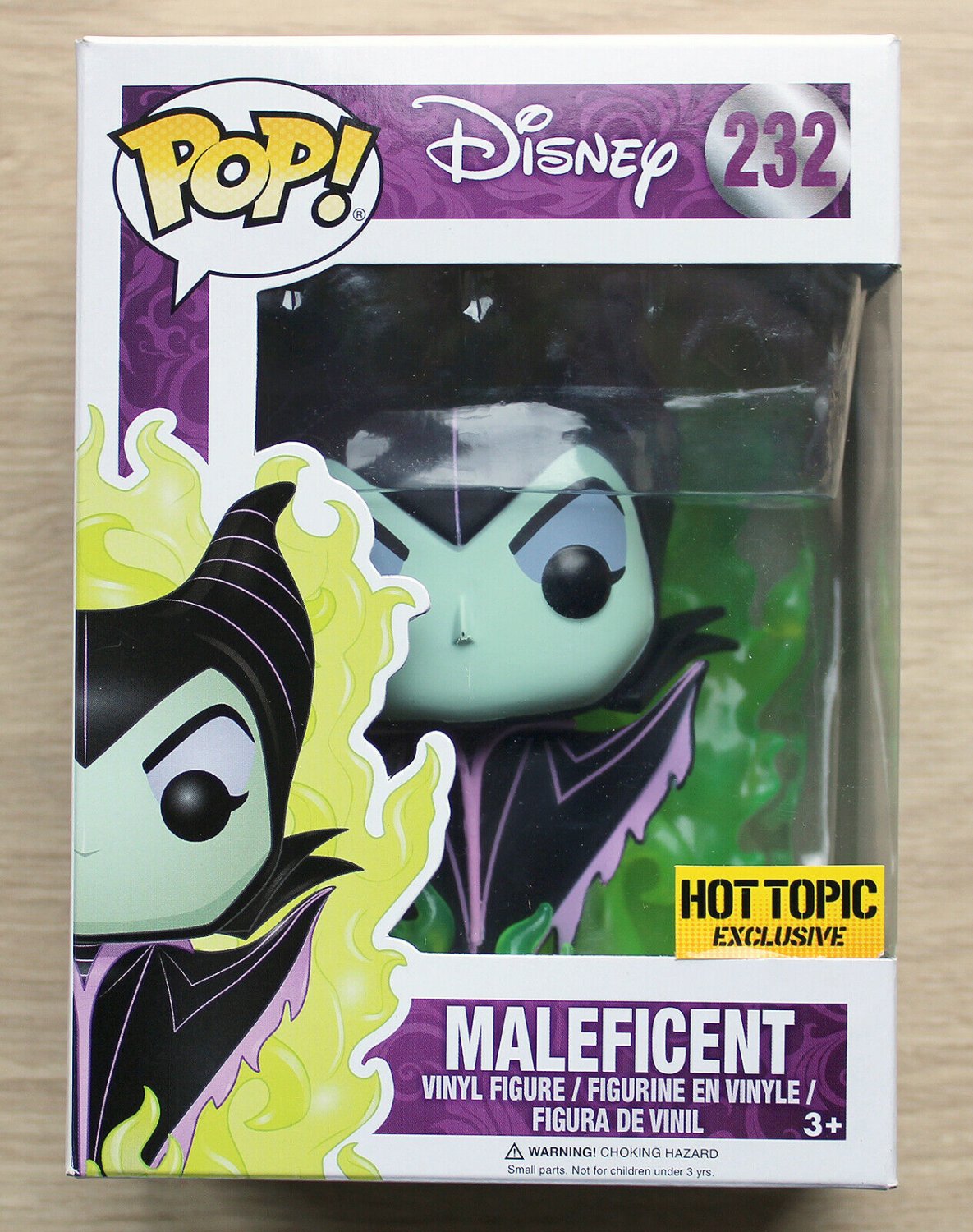 Funko Pop Disney Maleficent Flames + Free Protector