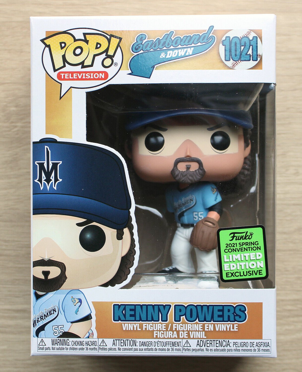 Funko Pop Eastbound And Down Kenny Powers ECCC (Box Wear) + Free Protector