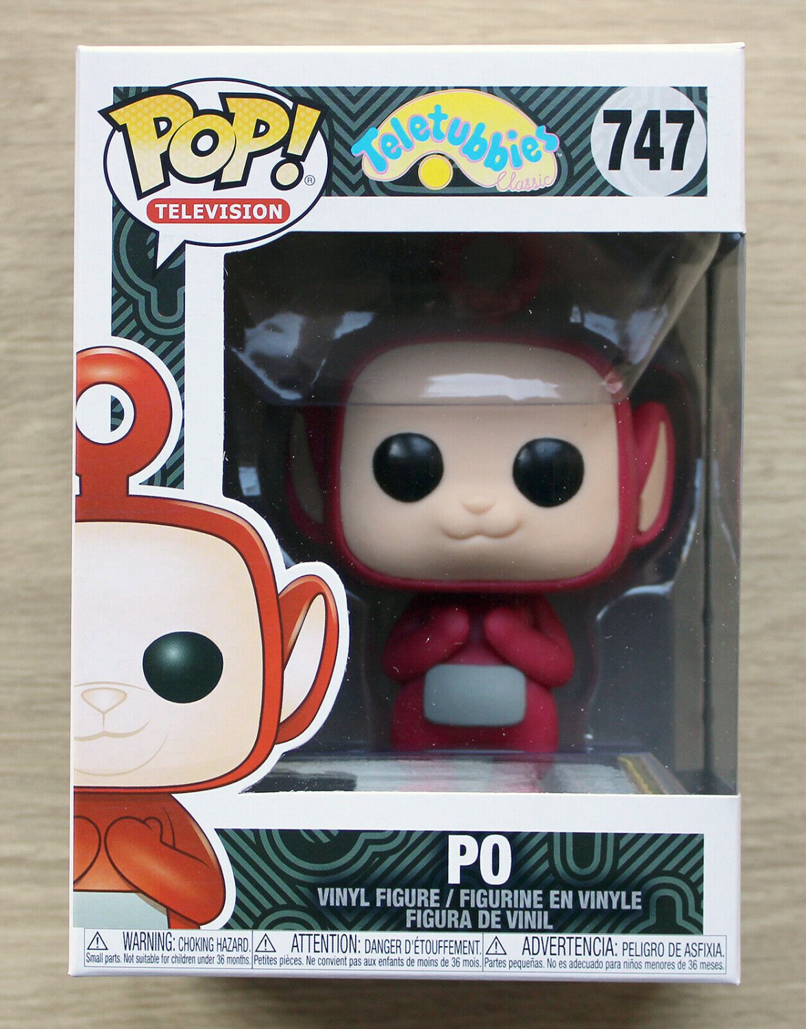 Funko Pop Teletubbies Po (Box Wear) + Free Protector