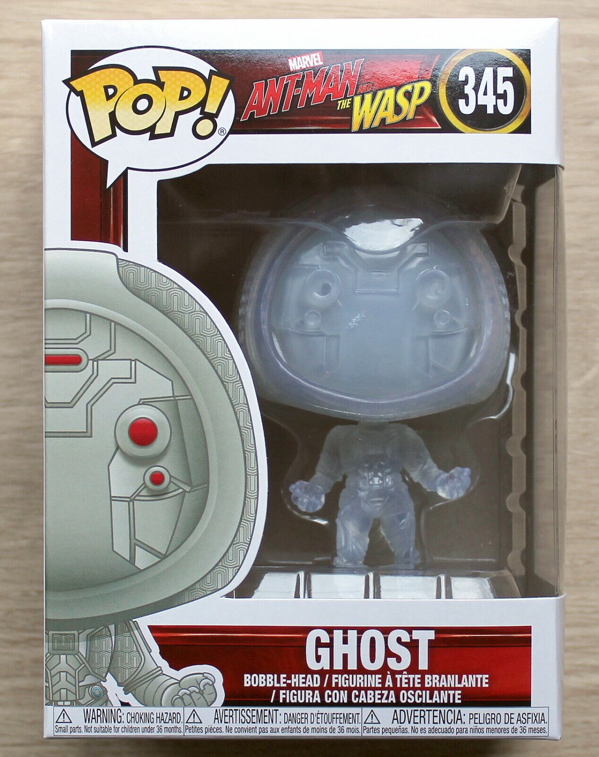Funko Pop Marvel Ant-Man & The Wasp - Ghost Invisible + Free Protector