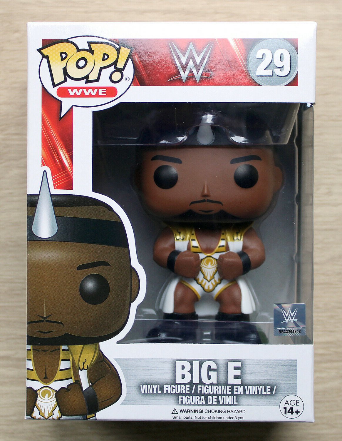 Funko Pop WWE Big E + Free Protector