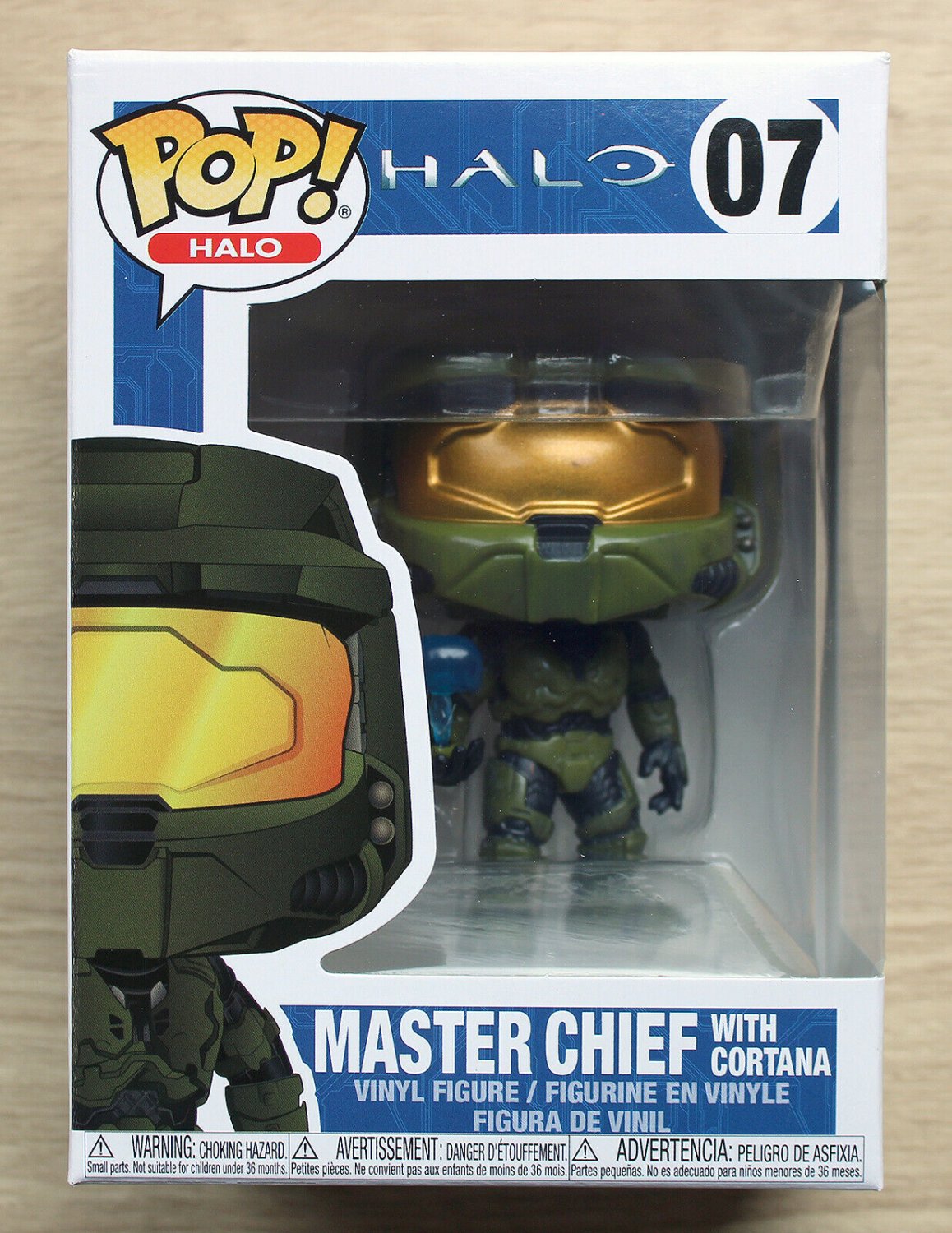 Funko Pop Games Halo Master Chief With Cortana + Free Protector