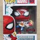 Funko Pop Marvel Spider-Man With Pizza + Free Protector