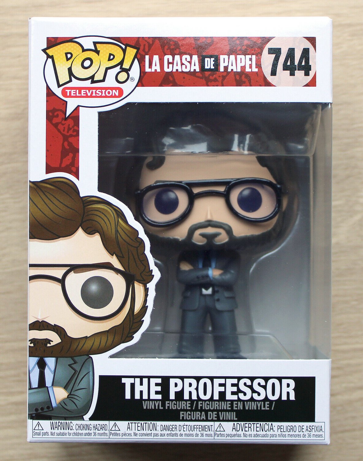 Funko Pop Money Heist (La Casa De Papel) The Professor + Free Protector