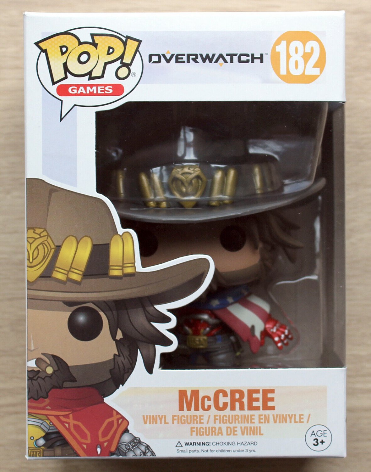 Funko Pop Games Overwatch McCree Summer Games + Free Protector