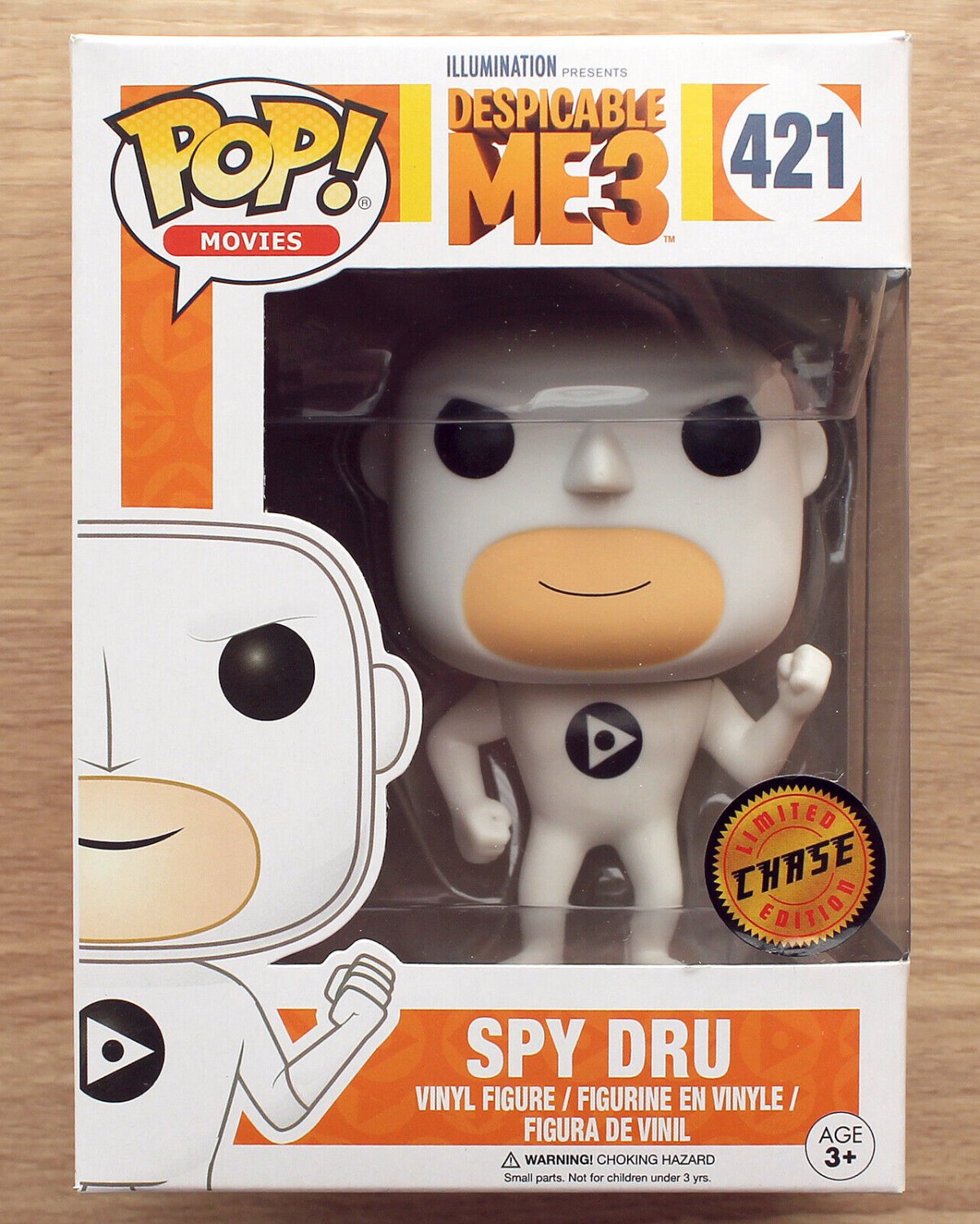 Funko Pop Despicable Me 3 Spy Dru CHASE + Free Protector