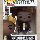 Funko Pop Rocks Notorious B.I.G With Crown + Free Protector