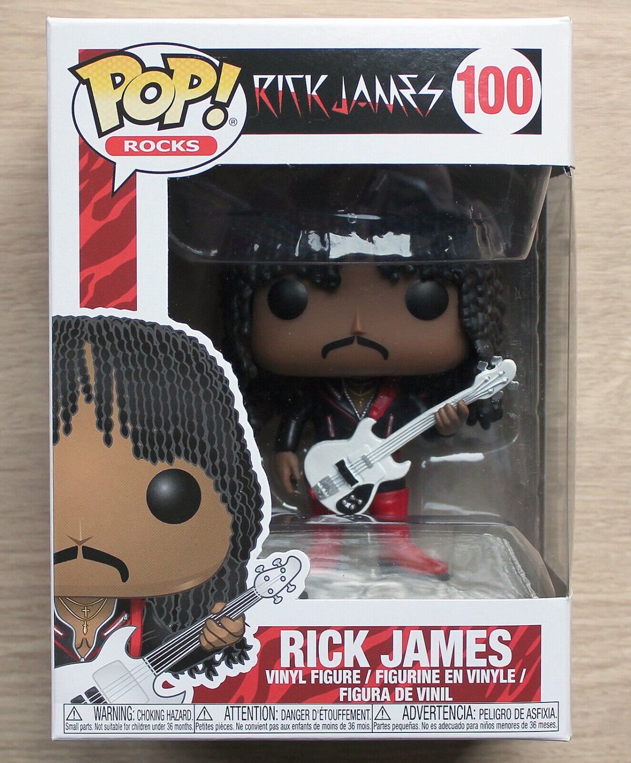 Funko Pop Rocks Rick James + Free Protector