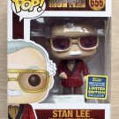 Funko Pop Marvel Iron Man Stan Lee Robe SDCC + Free Protector