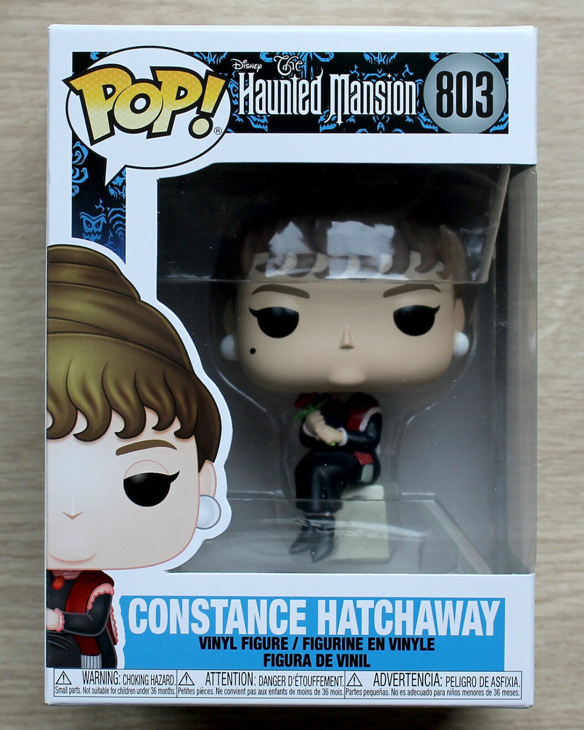 Funko Pop Disney The Haunted Mansion Constance Hatchaway + Free Protector