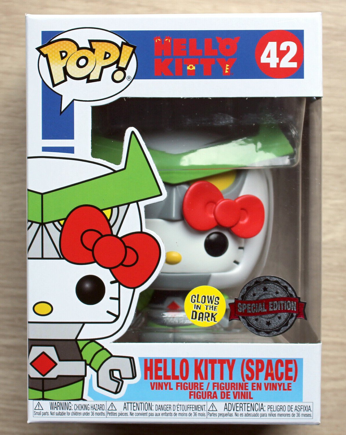 Funko Pop Hello Kitty Space GITD + Free Protector