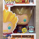Funko Pop Dragon Ball Z Super Hercule GITD + Free Protector