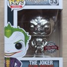 Funko Pop DC Heroes Batman Arkham Asylum Joker Silver Chrome + Free Protector