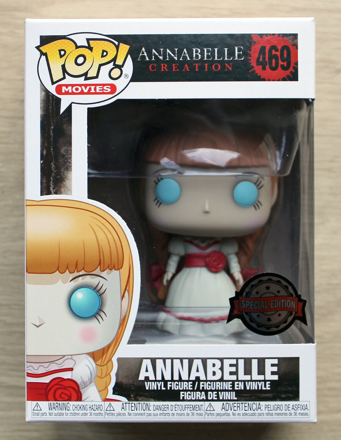 Funko Pop Annabelle Creation - Annabelle Undamaged + Free Protector