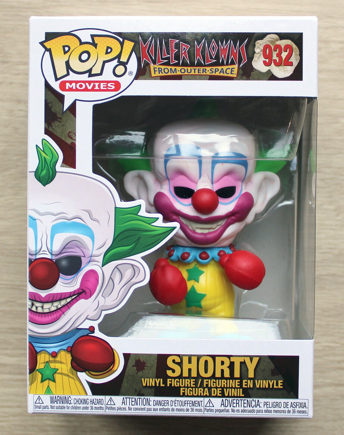 Funko Pop Killer Klowns From Outer Space Shorty + Free Protector