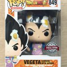 Funko Pop Dragon Ball Z Vegeta Cooking With Apron + Free Protector