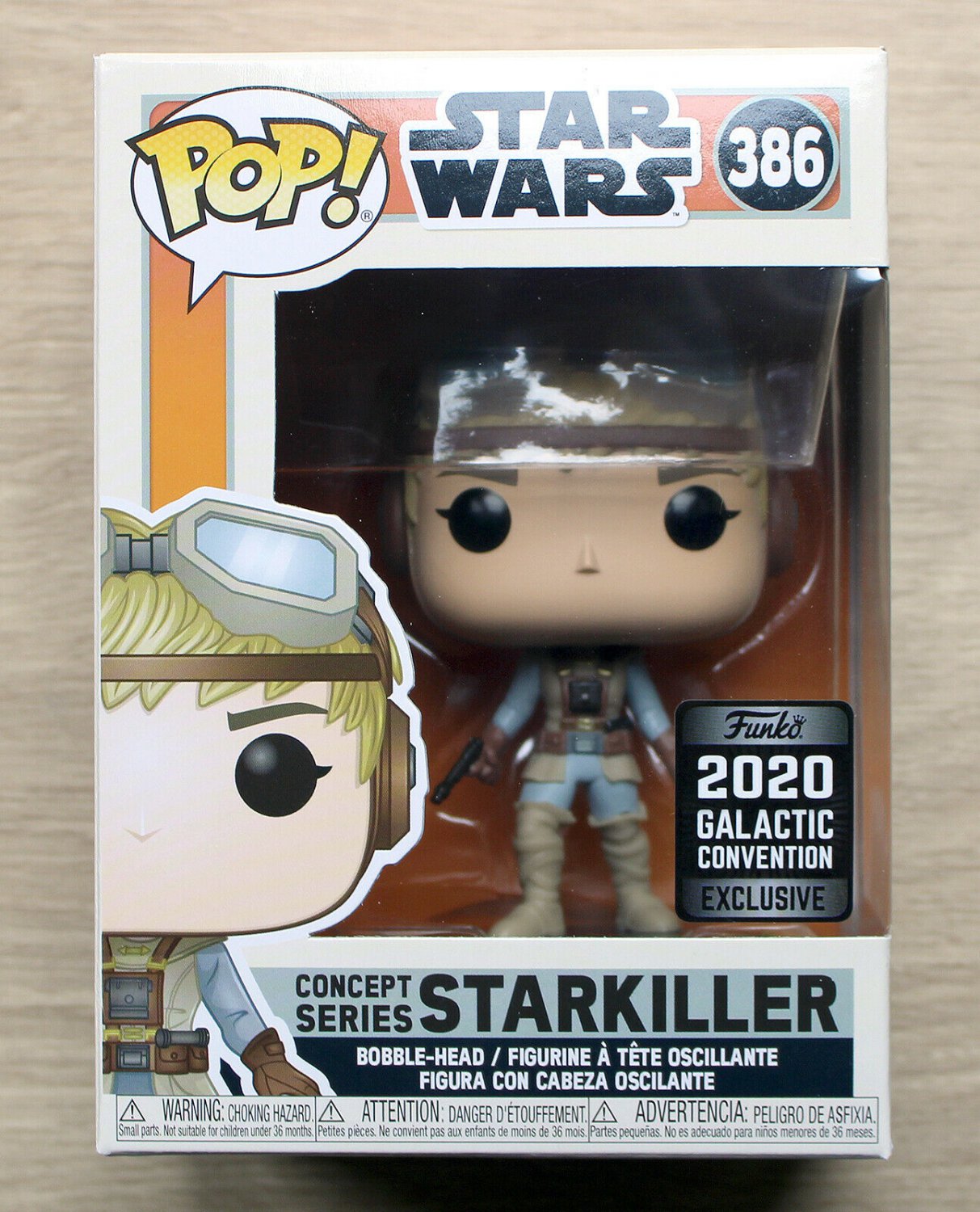 Funko Pop Star Wars Concept Series Starkiller + Free Protector