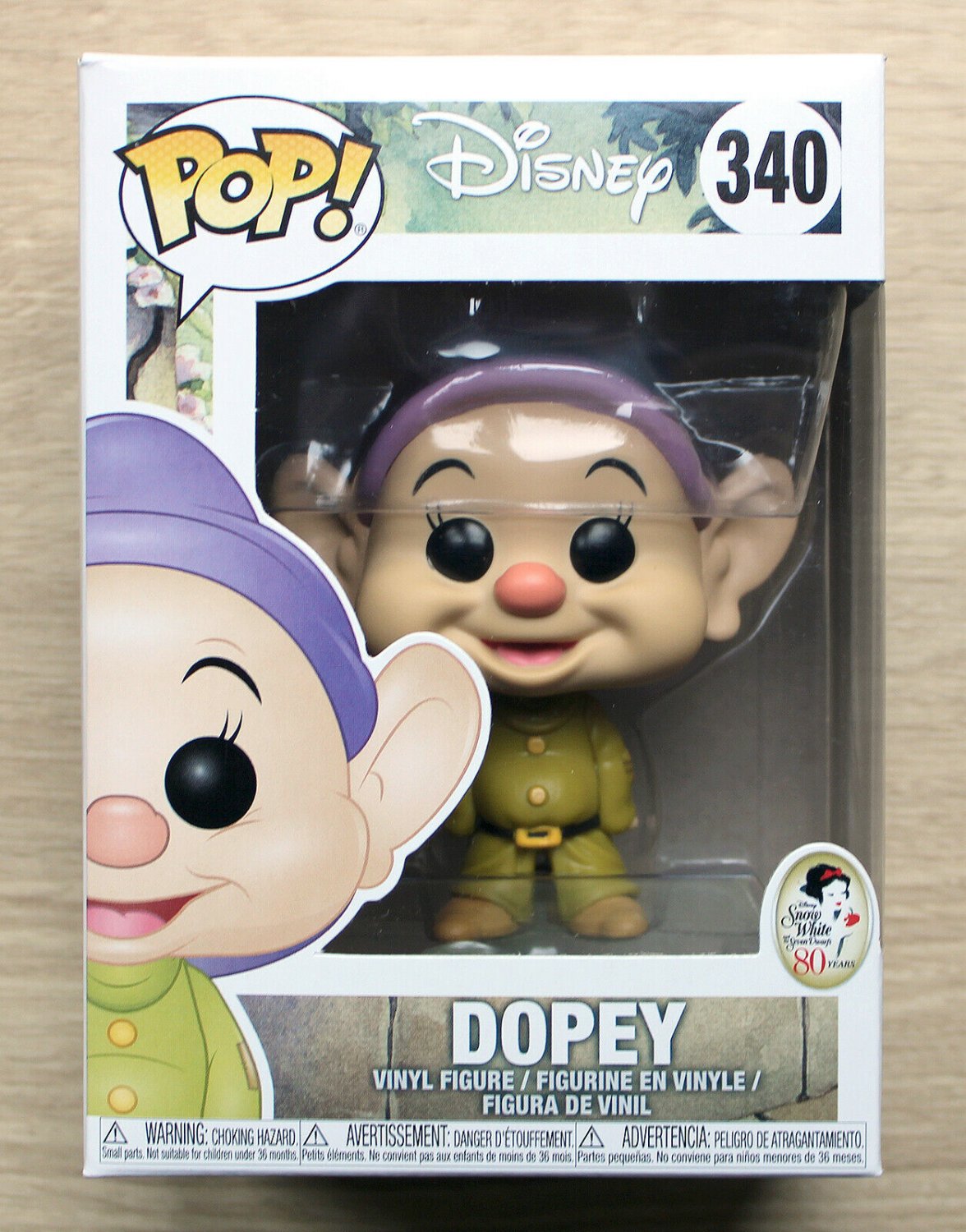 Funko Pop Disney Snow White Dopey + Free Protector