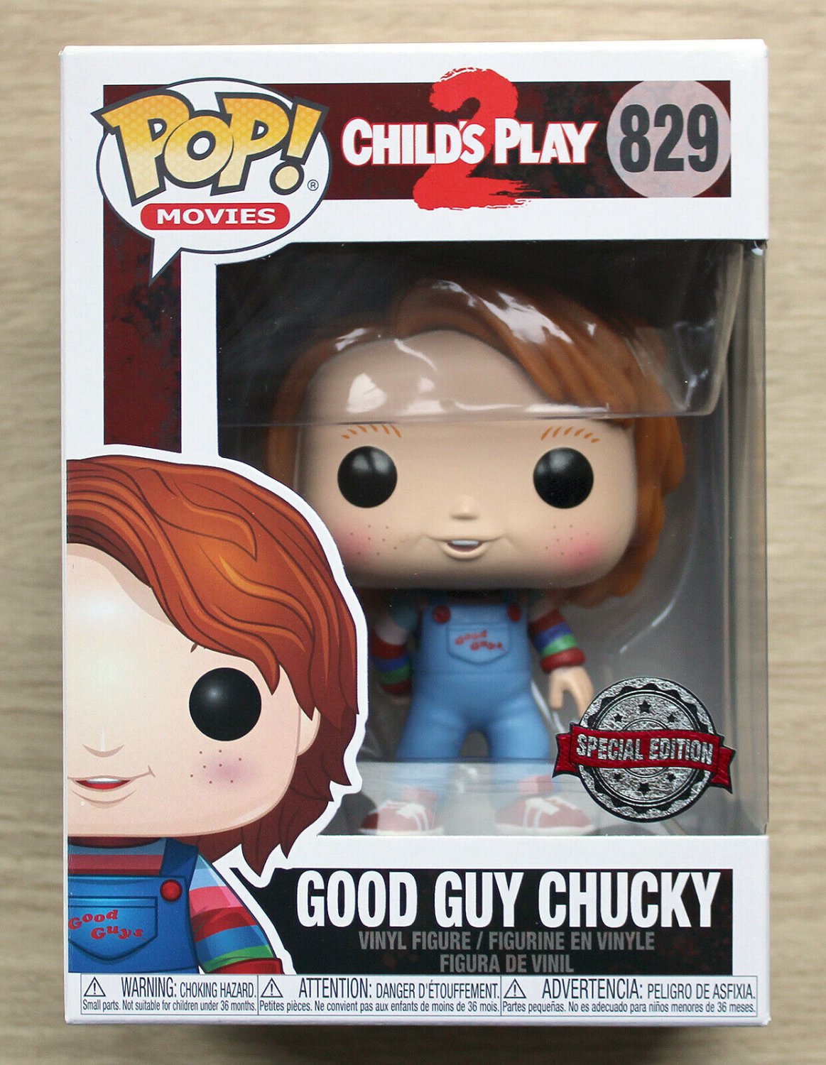 Funko Pop Child's Play 2 Good Guy Chucky + Free Protector