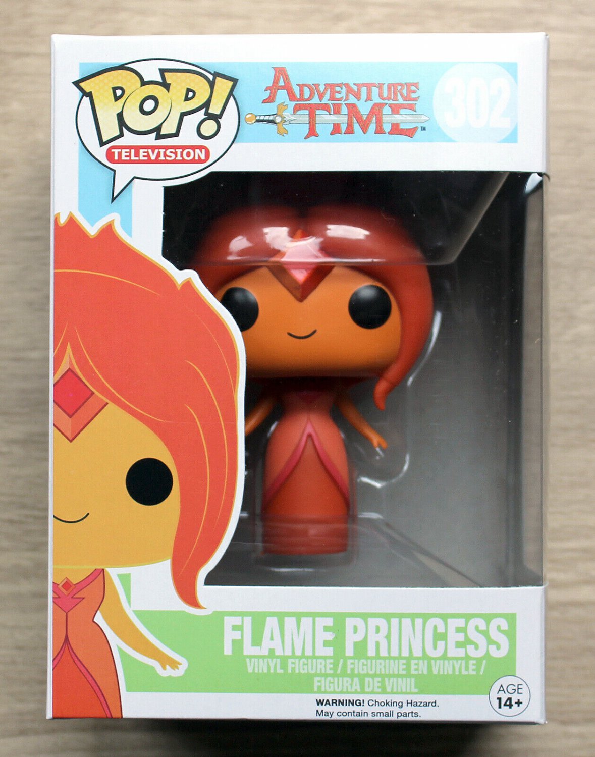 Funko Pop Adventure Time Flame Princess + Free Protector