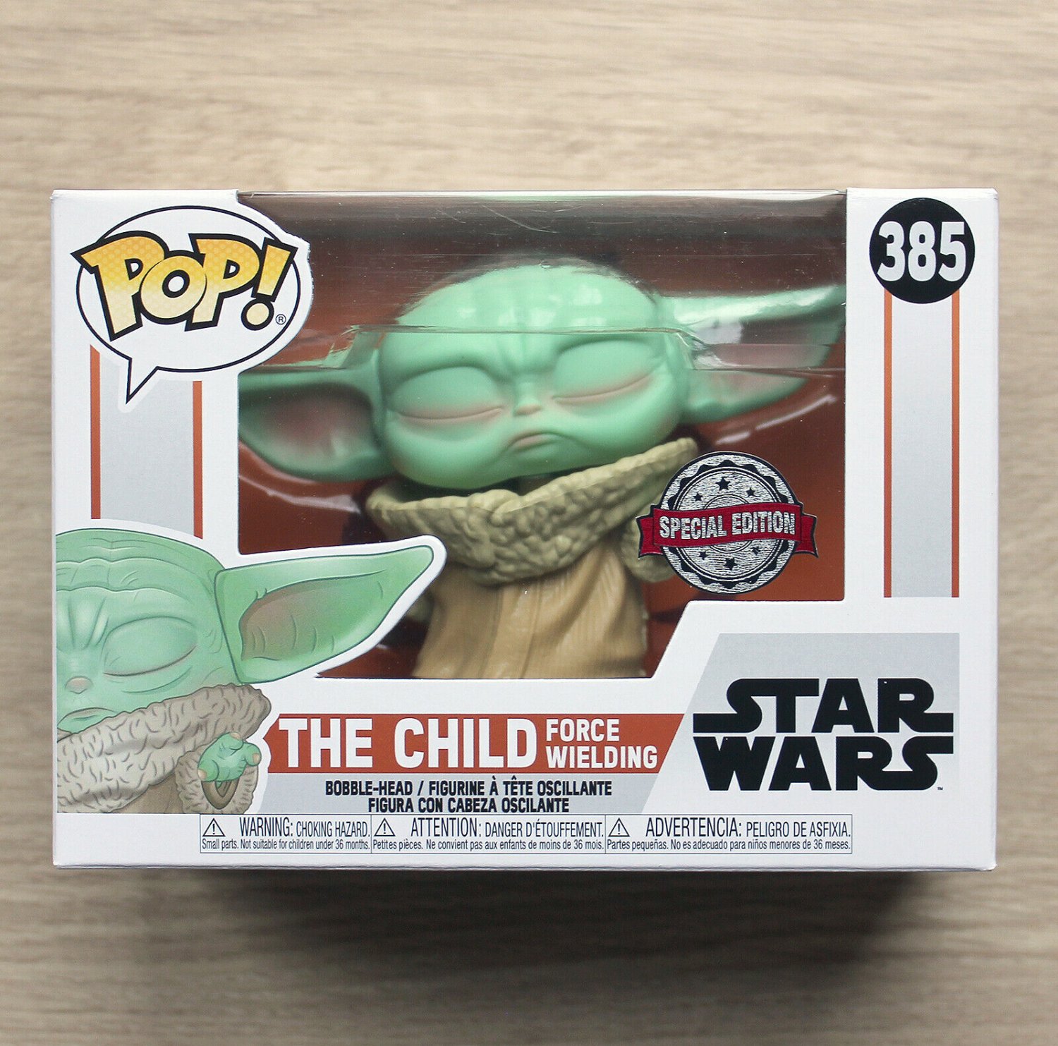 Funko Pop Star Wars The Child Force Wielding + Free Protector