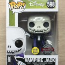 Funko Pop Disney NBC Vampire Jack GITD + Free Protector