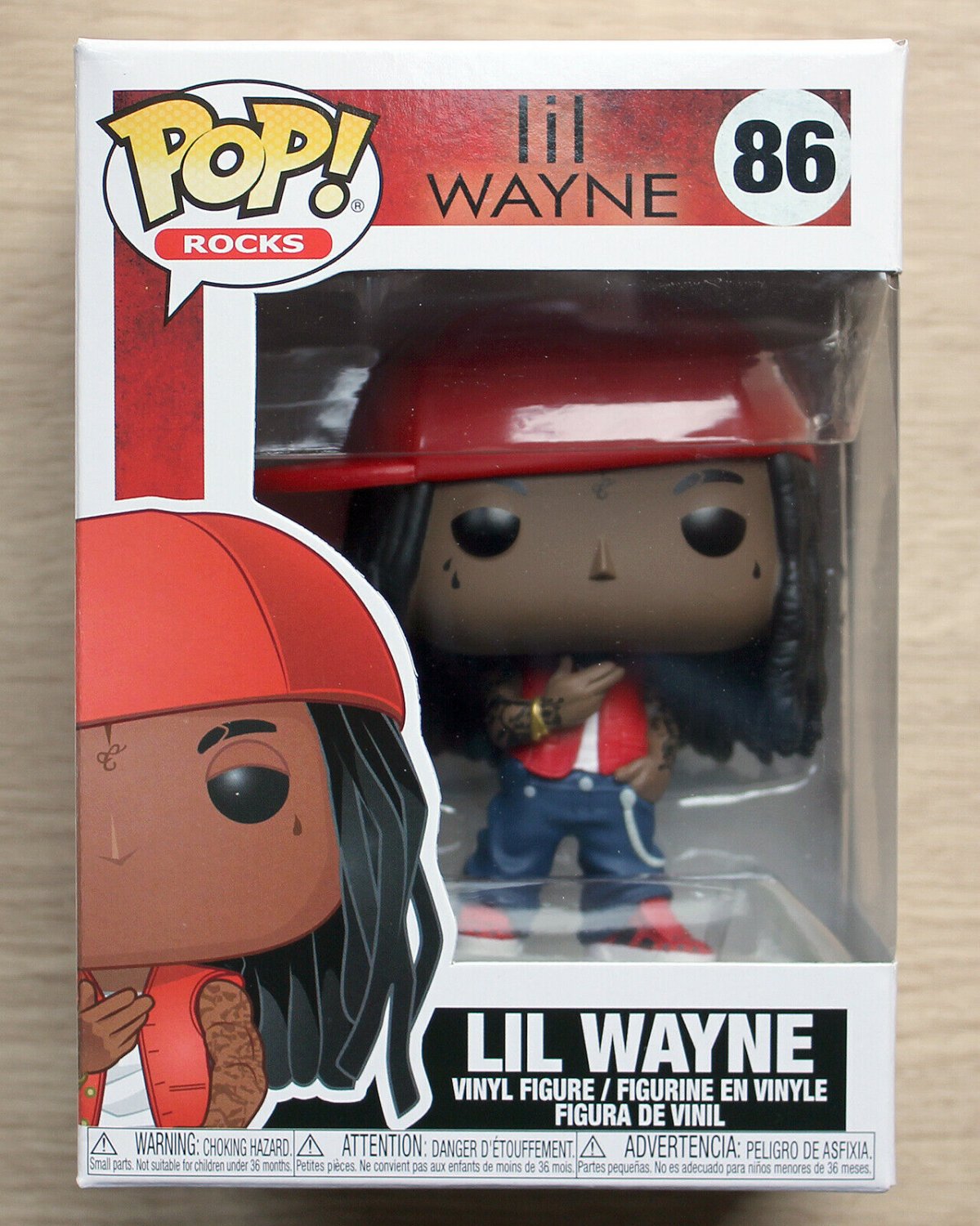 Funko Pop Rocks Lil Wayne + Free Protector