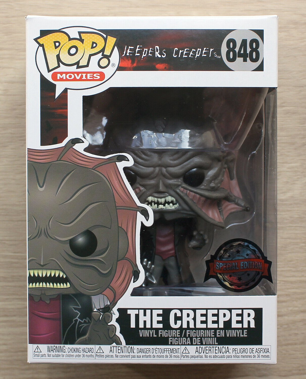 Funko Pop Jeepers Creepers The Creeper No Hat + Free Protector