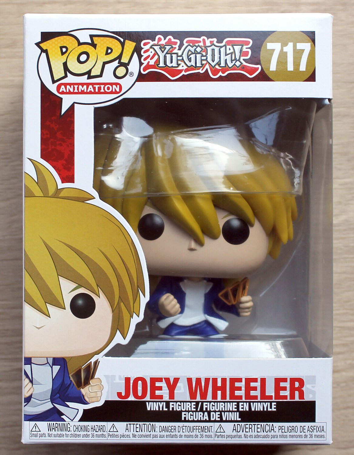 Funko Pop Yu-Gi-Oh! Joey Wheeler + Free Protector