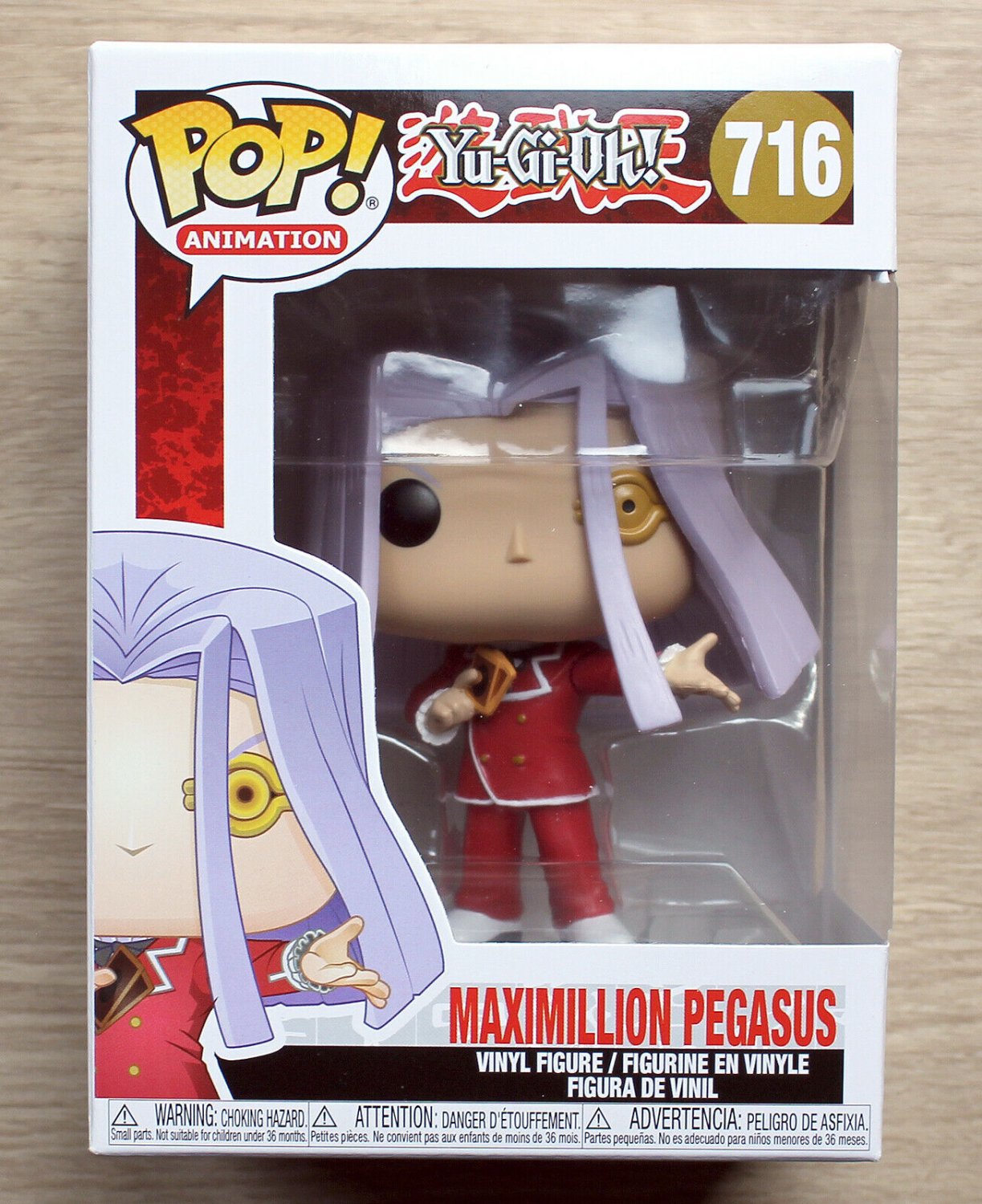 Funko Pop Yu-Gi-Oh! Maximillion Pegasus + Free Protector