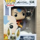 Funko Pop Avatar The Last Airbender Aang With Momo + Free Protector