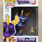Funko Pop Games Spyro And Sparx + Free Protector